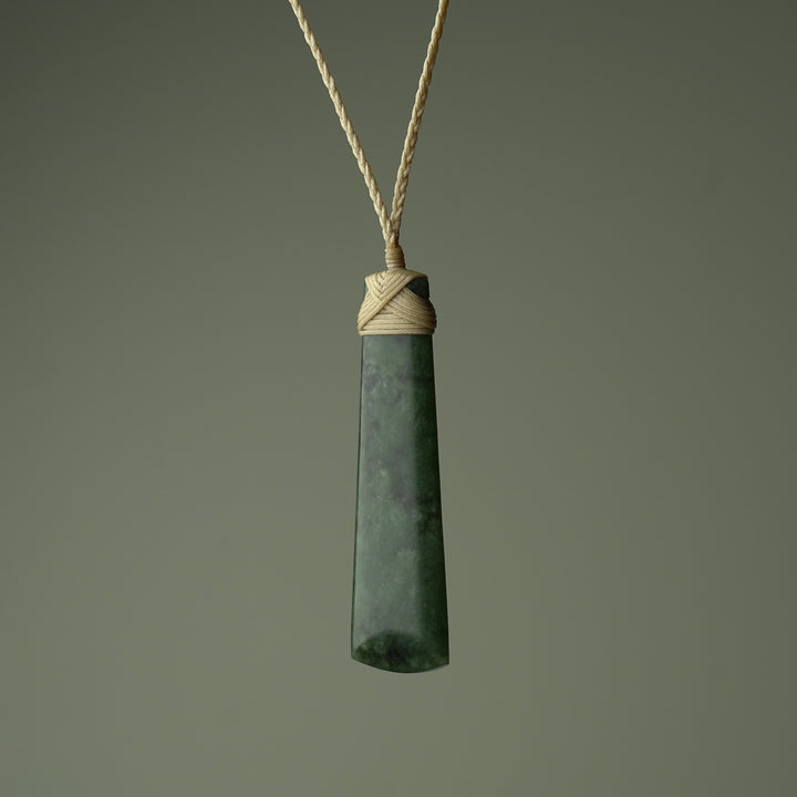 Large Greenstone Toki, Matte