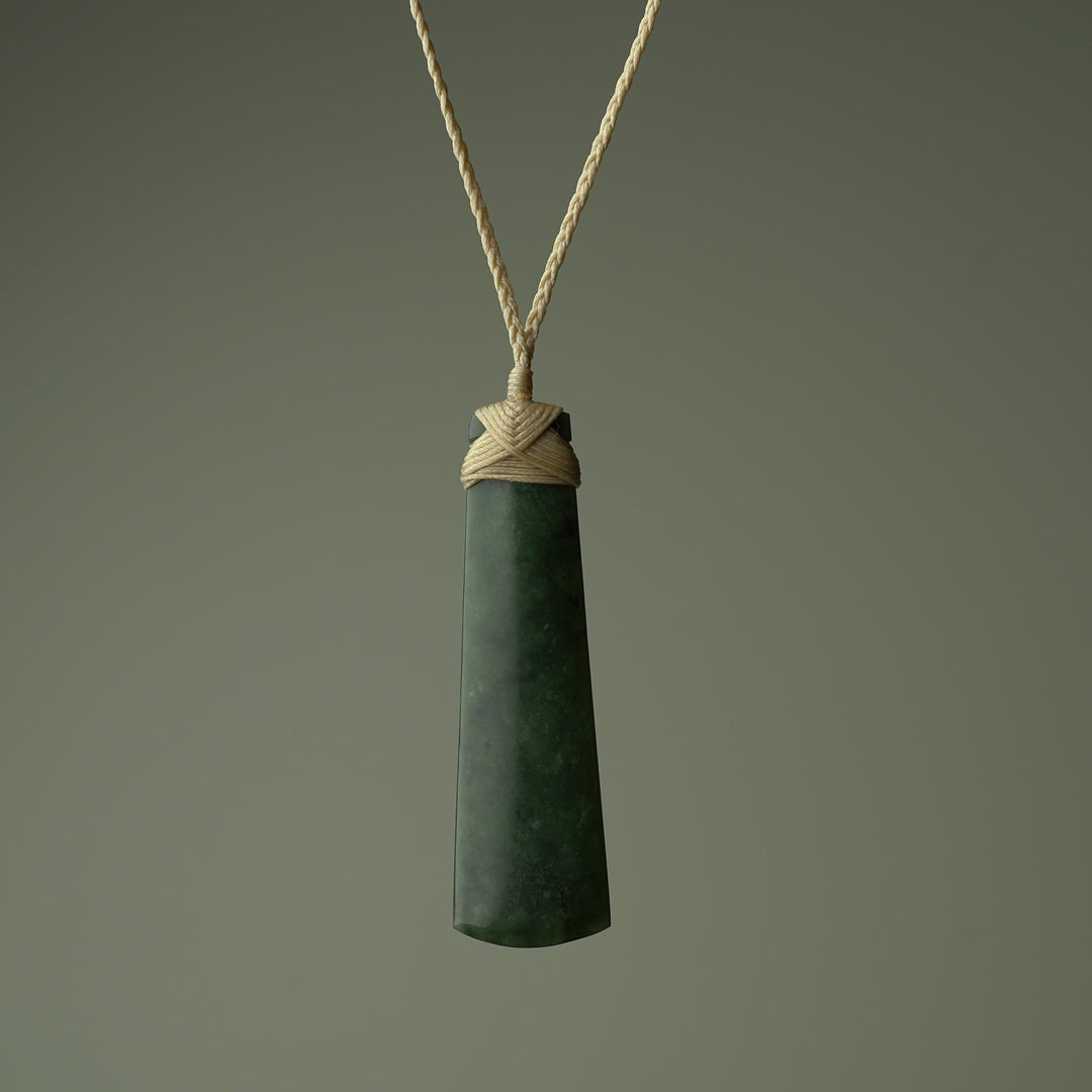 Large Greenstone Toki, Matte