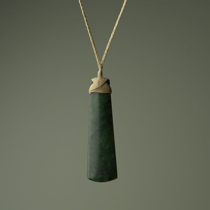 Large Greenstone Toki, Matte