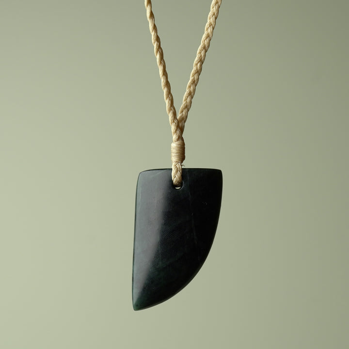 Medium Pounamu Niho Tooth Pendant