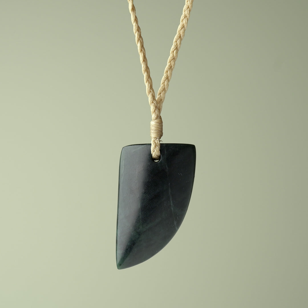 Medium Pounamu Niho Tooth Pendant