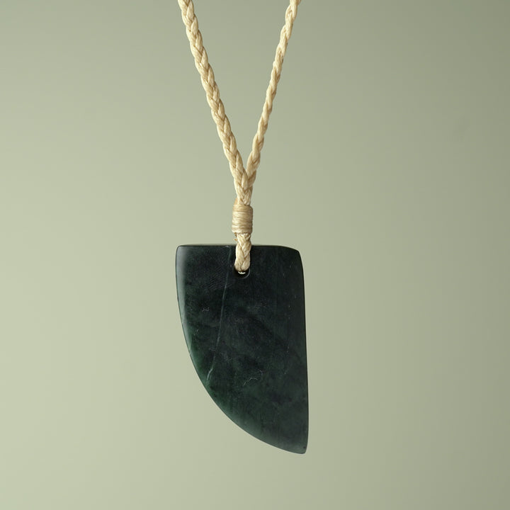 Medium Pounamu Niho Tooth Pendant