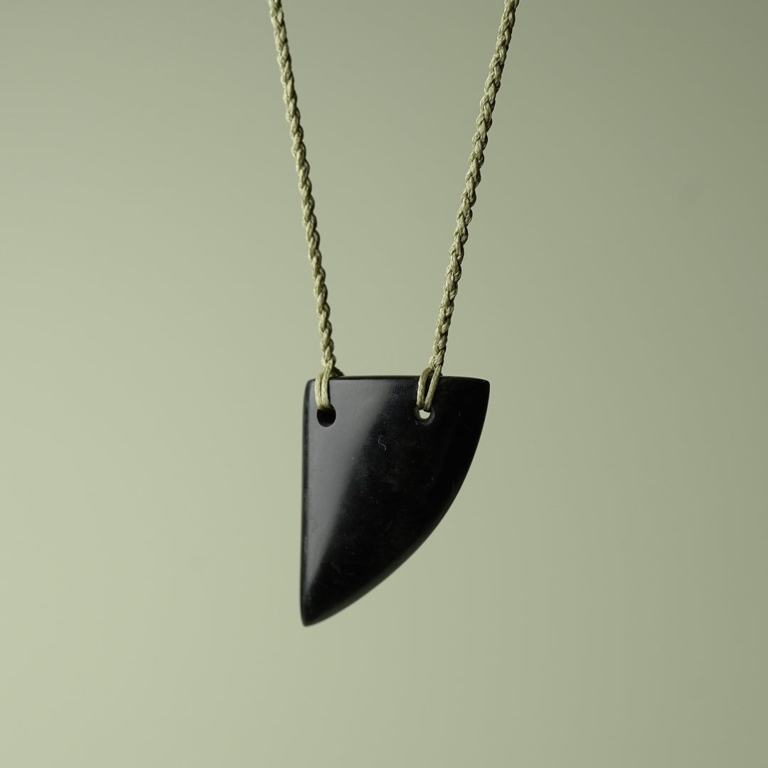 Medium Pounamu Niho Tooth Pendant