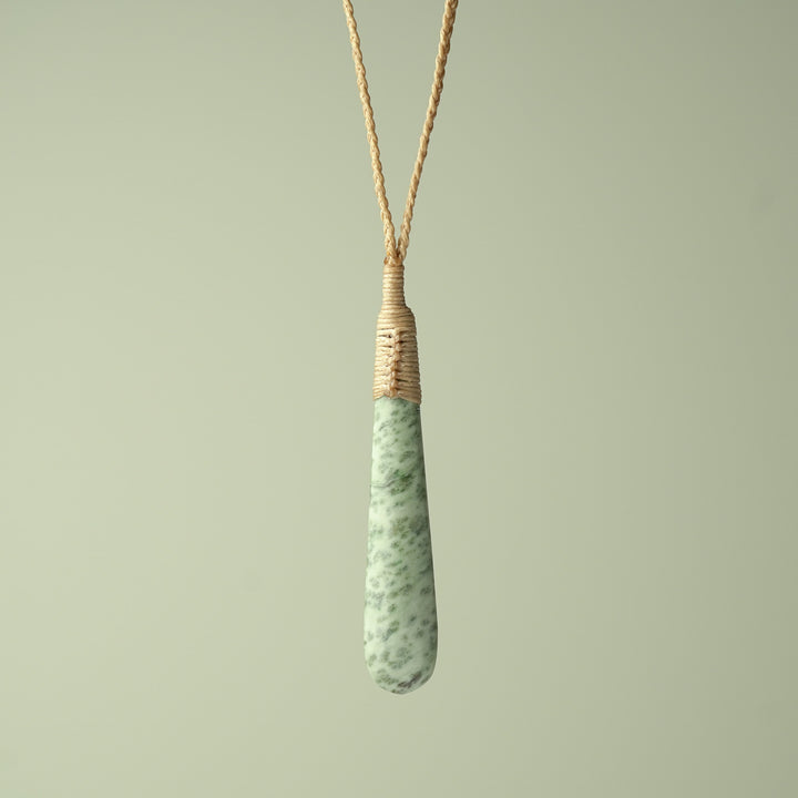 Medium Bound Kōkopu Roimata Teardrop Pendant