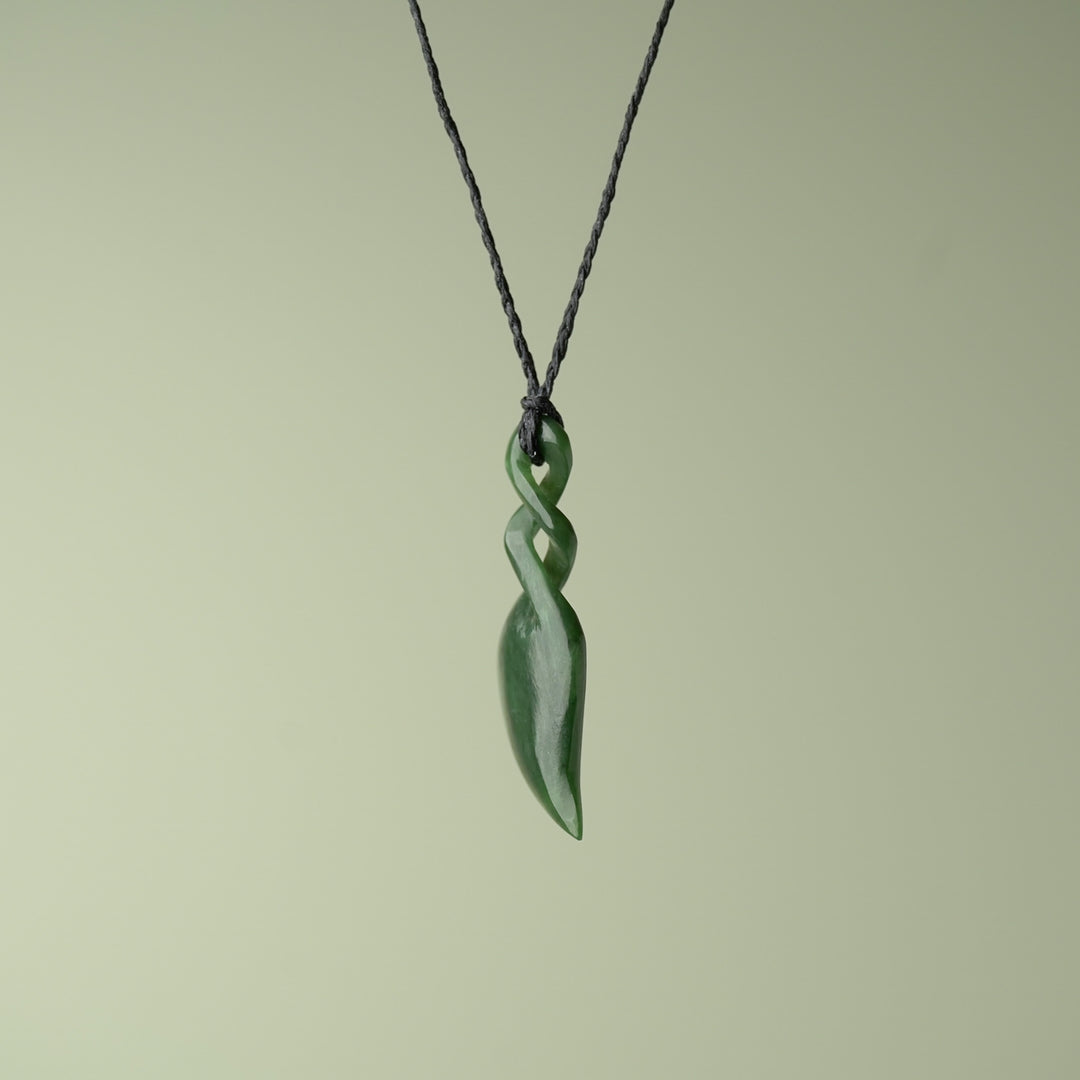 Double Pounamu Pikorua Large