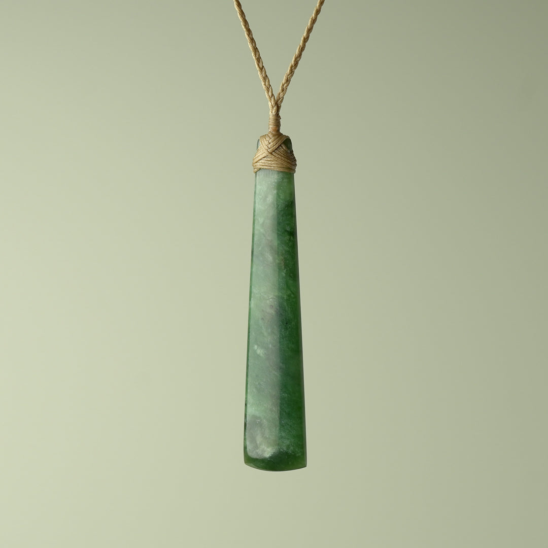 Extra Large Greenstone Toki, Polished