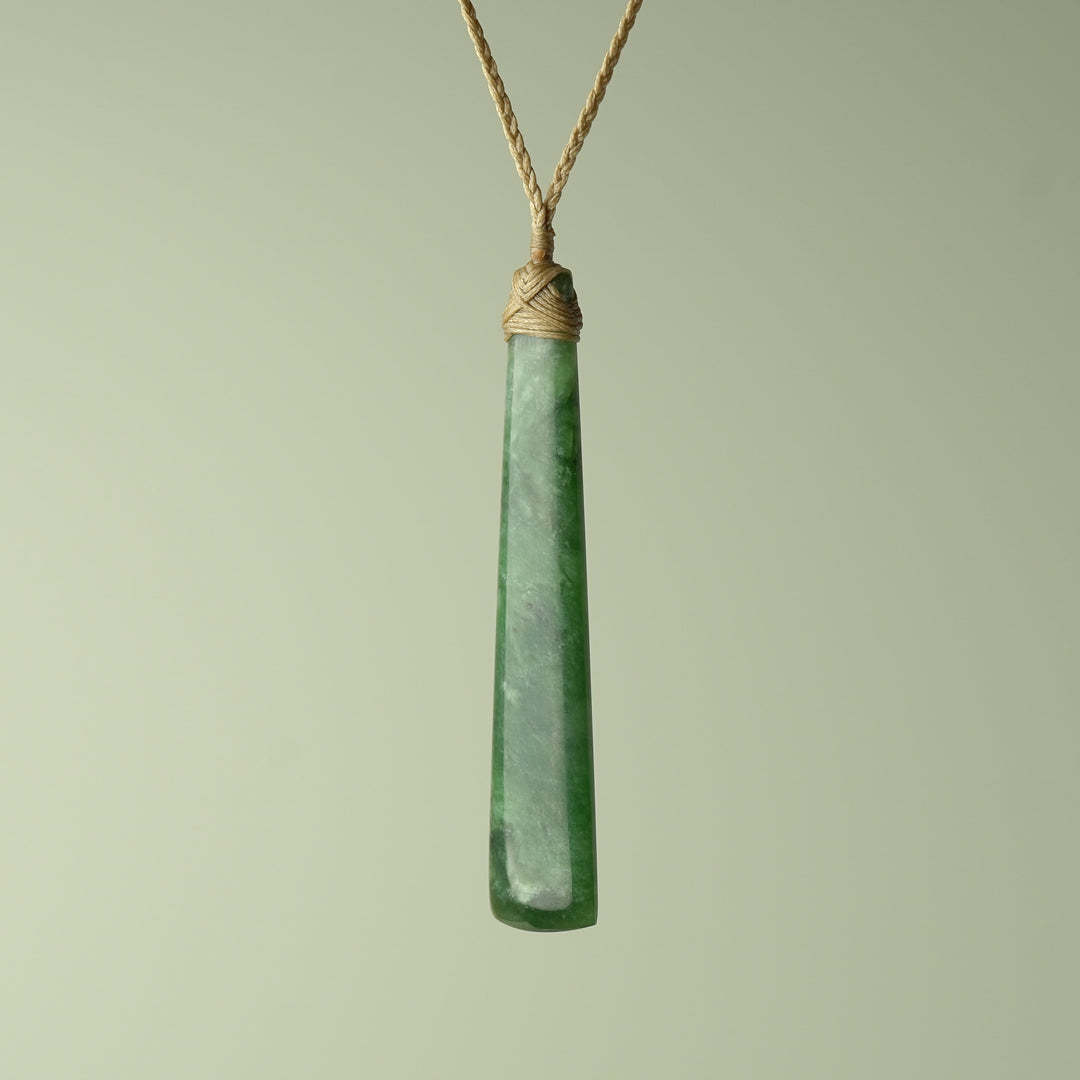 Extra Large Greenstone Toki, Polished