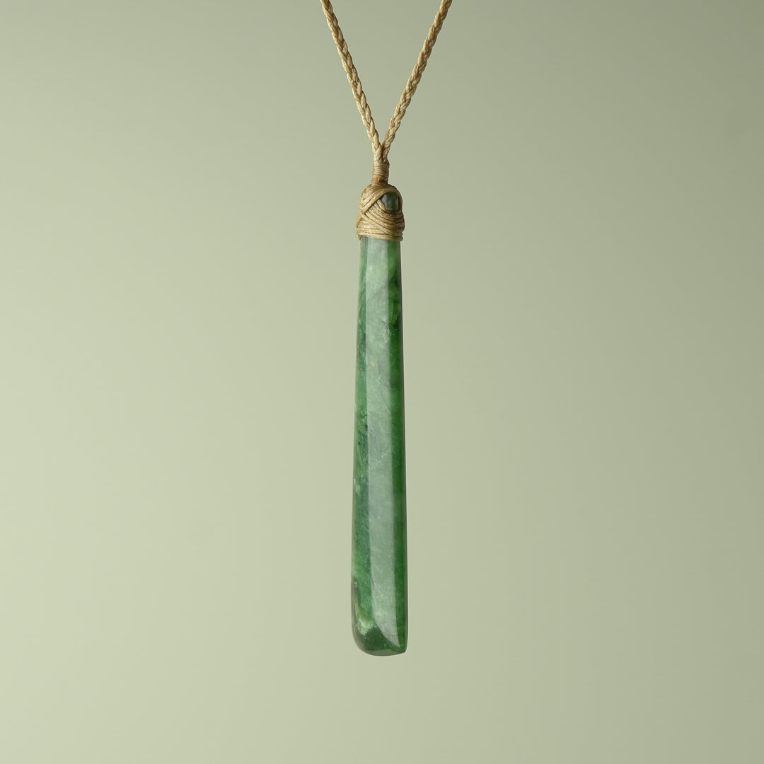 Extra Large Greenstone Toki, Polished