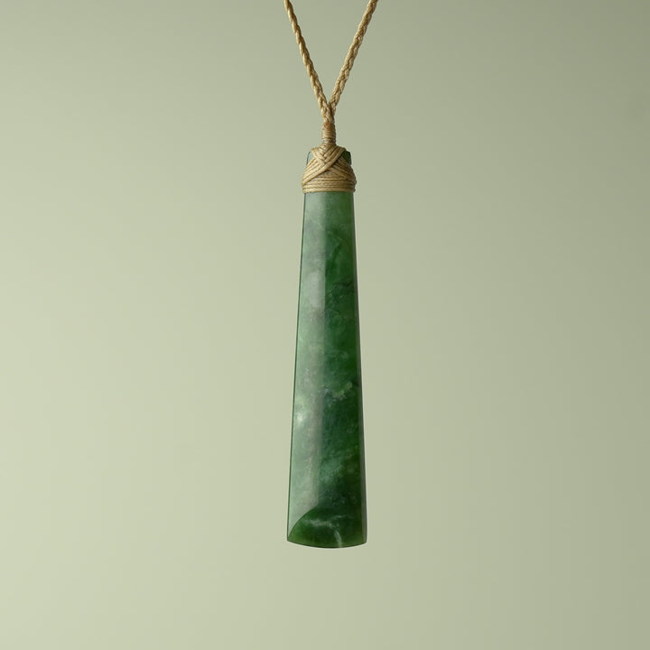 Extra Large Greenstone Toki, Polished