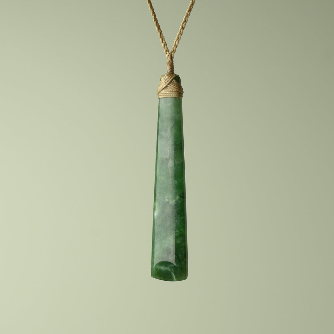 Extra Large Greenstone Toki, Polished