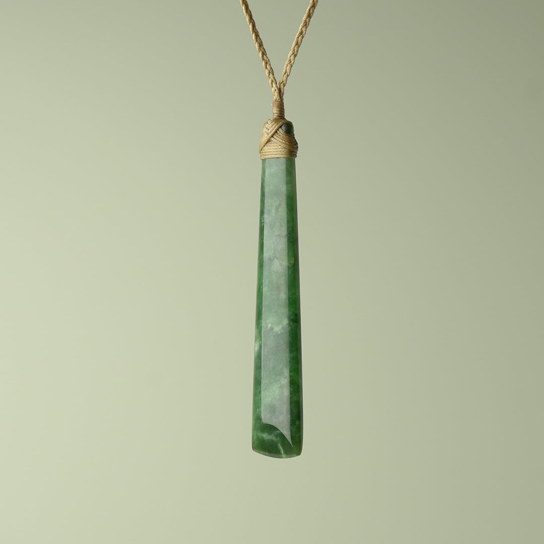 Extra Large Greenstone Toki, Polished