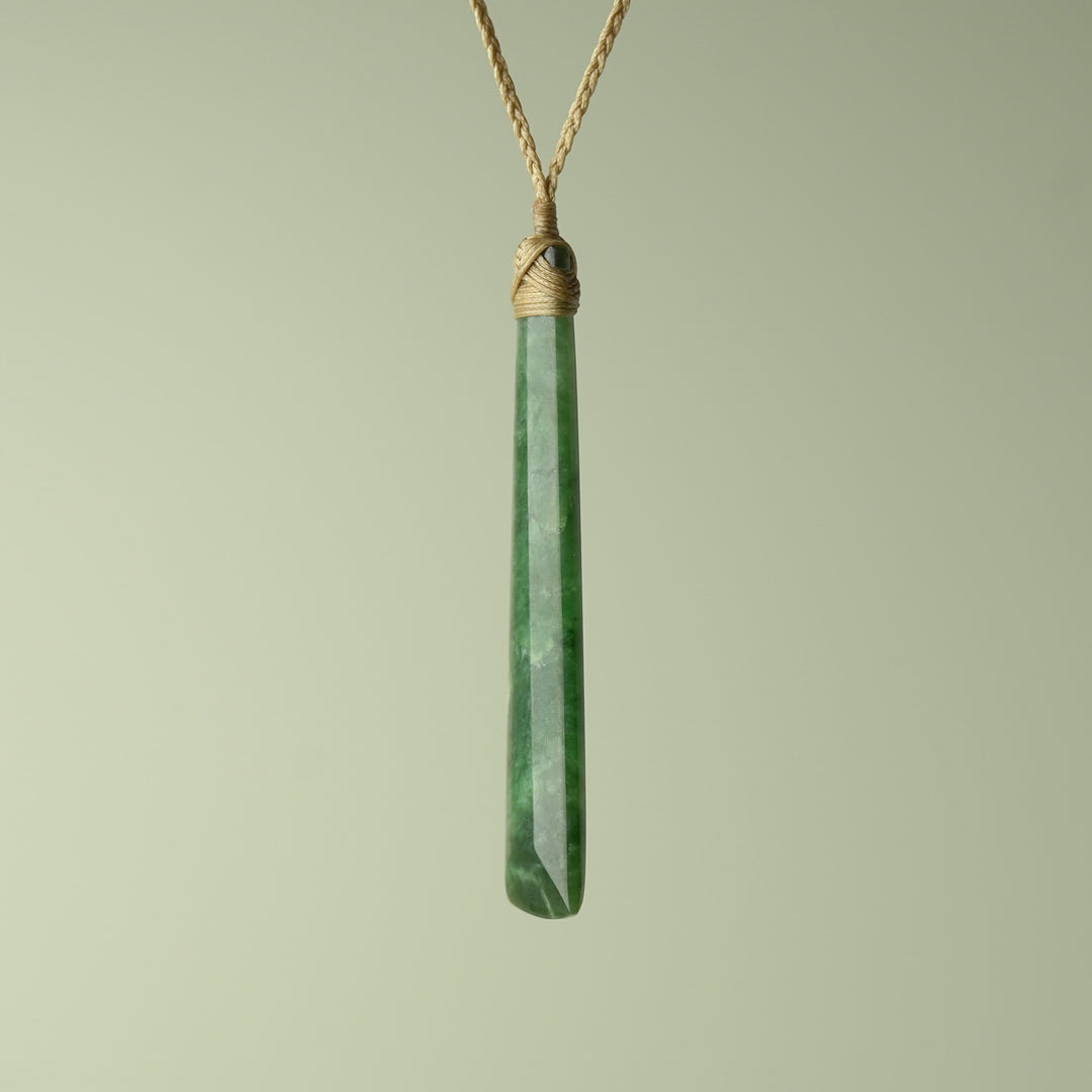 Extra Large Greenstone Toki, Polished