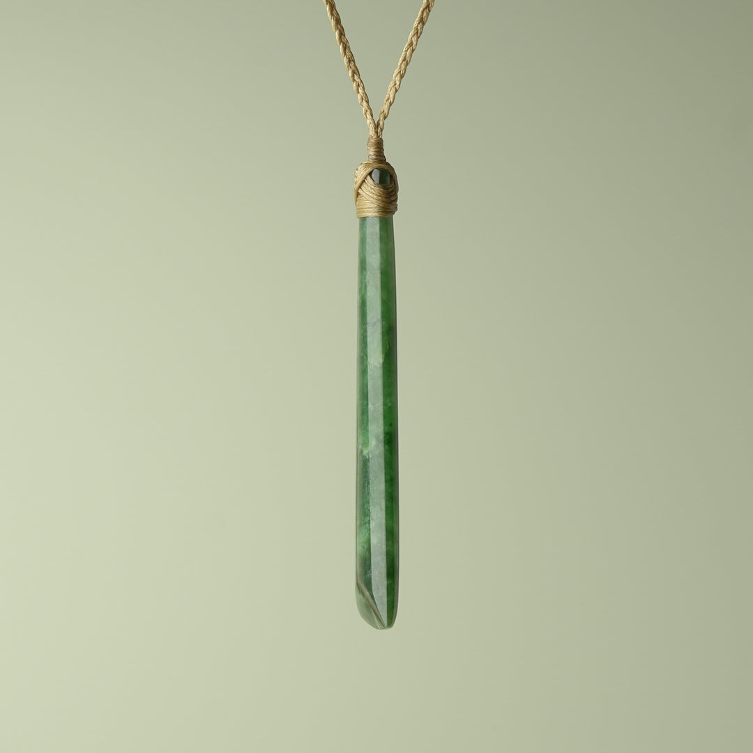 Extra Large Greenstone Toki, Polished