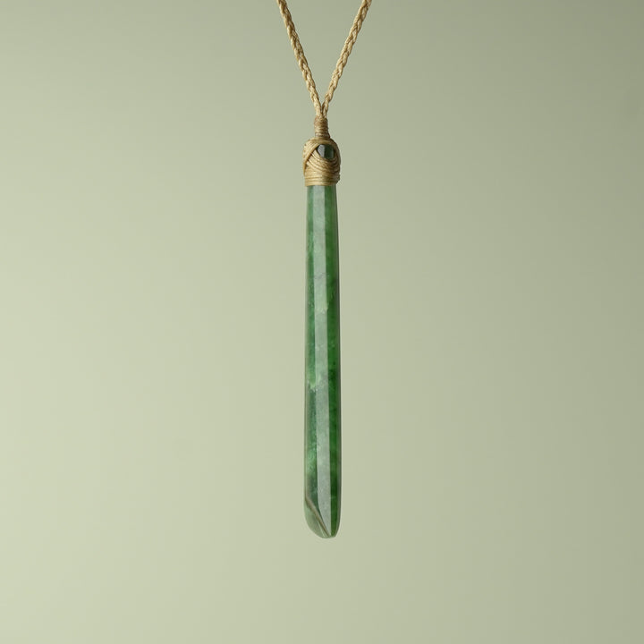 Extra Large Greenstone Toki, Polished