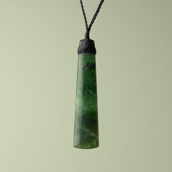 Large Kawakawa Greenstone Toki