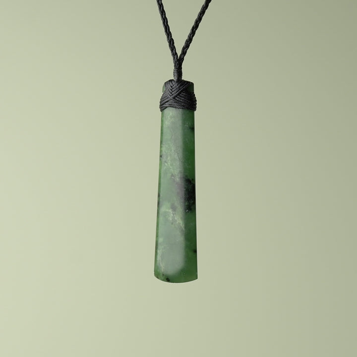 Large Kawakawa Greenstone Toki