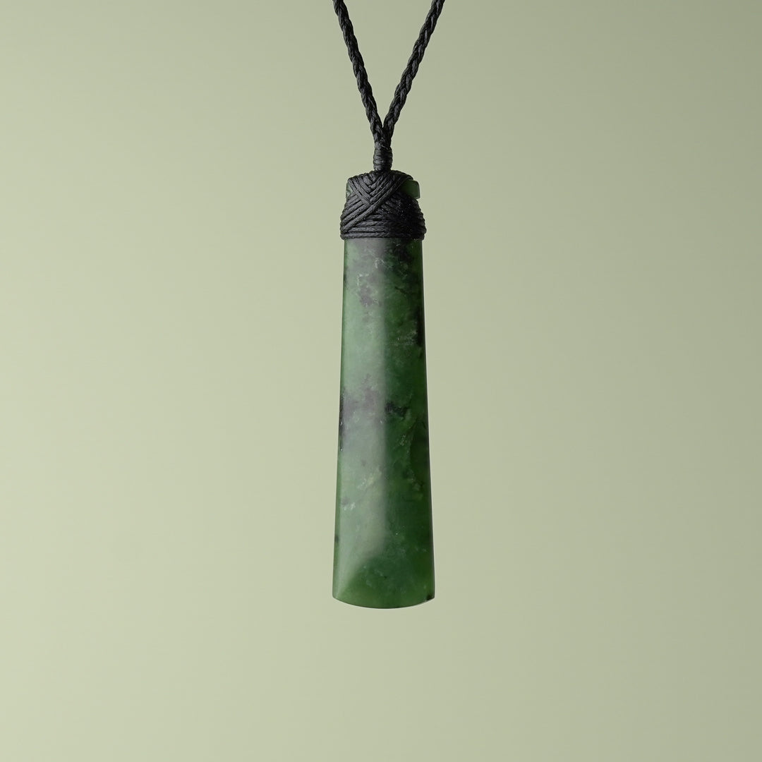 Large Kawakawa Greenstone Toki