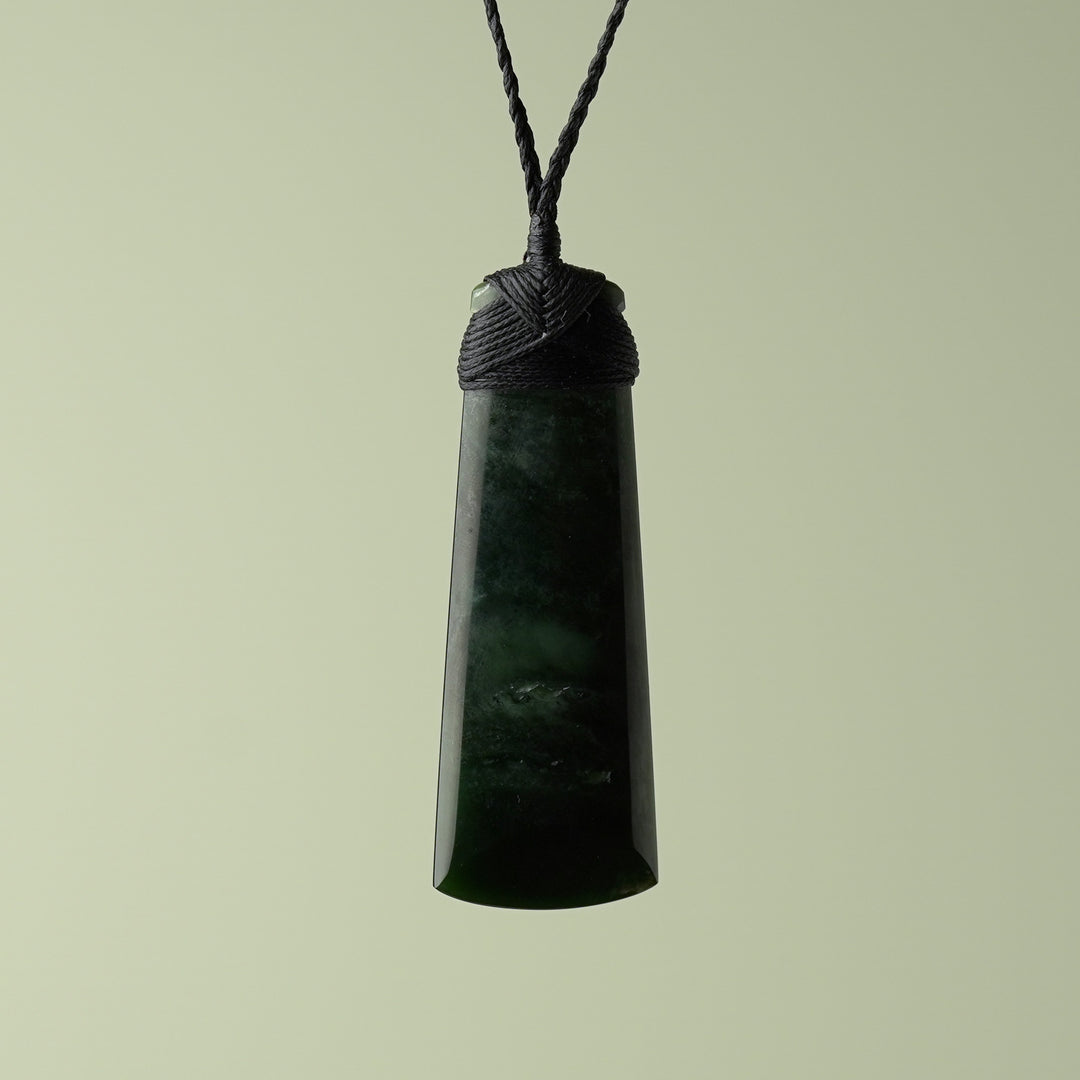 Large Kawakawa Greenstone Toki