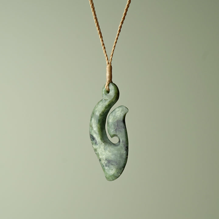 Medium Large Kokopu Greenstone Hei Matau