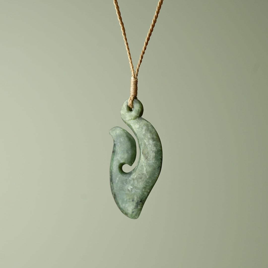 Medium Large Kokopu Greenstone Hei Matau