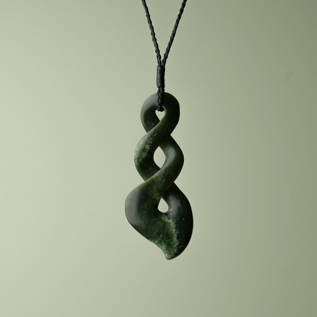 Double Pounamu Pikorua Large