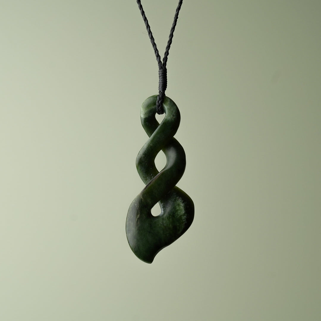 Double Pounamu Pikorua Large