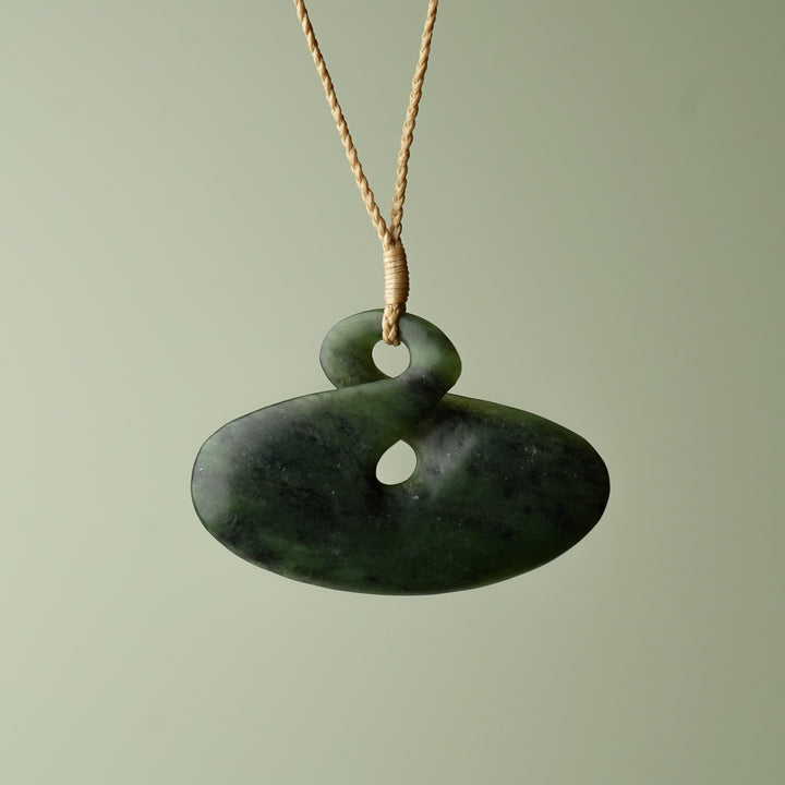 Large Kokopu Pounamu Pikorua