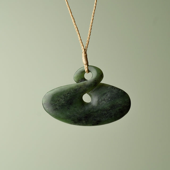 Large Kokopu Pounamu Pikorua