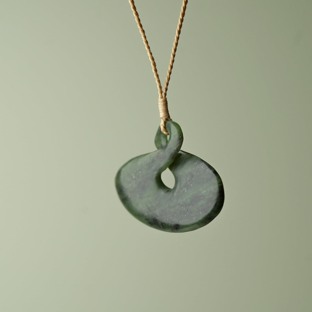 Large Kokopu Pounamu Pikorua