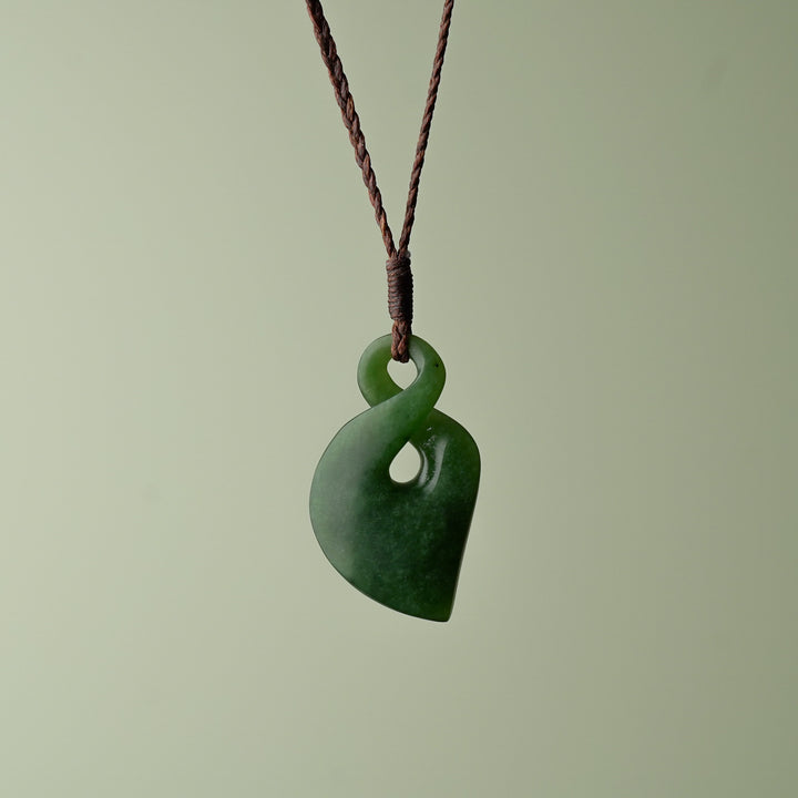 Medium Kahurangi Pounamu Pikorua, Brown Binding