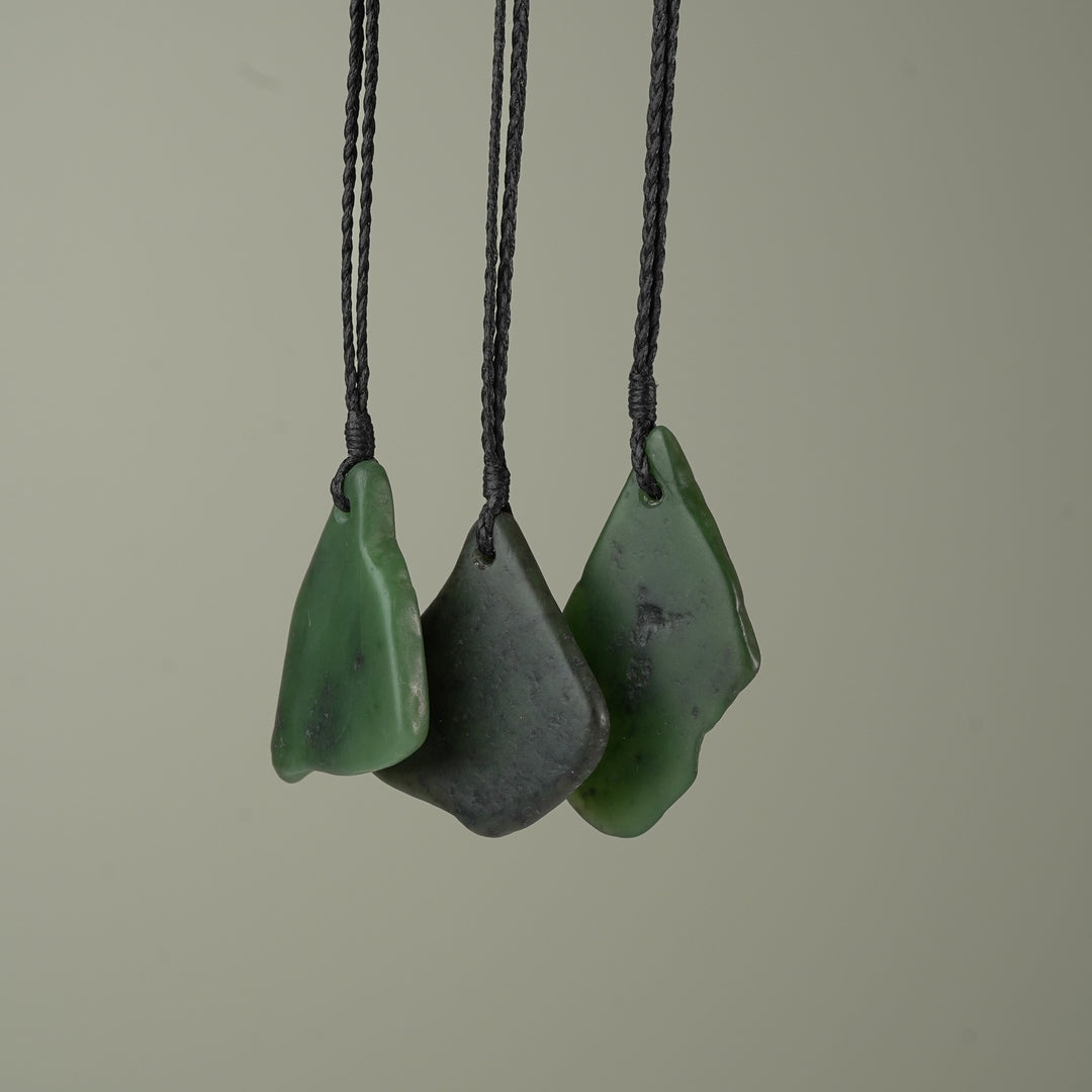 Medium Greenstone Drop Pendant