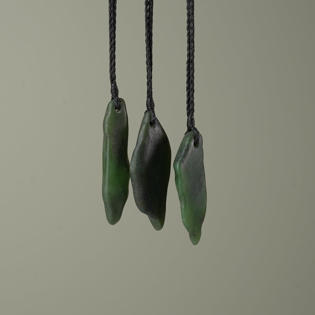 Medium Greenstone Drop Pendant