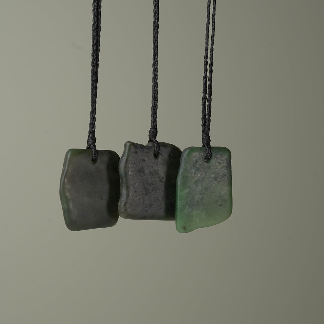 Medium Greenstone Drop Pendant