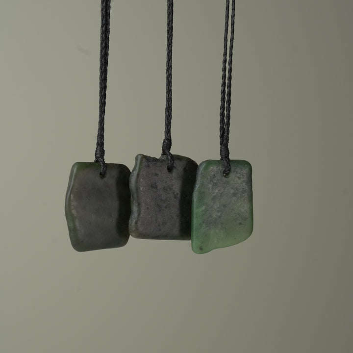 Medium Greenstone Drop Pendant