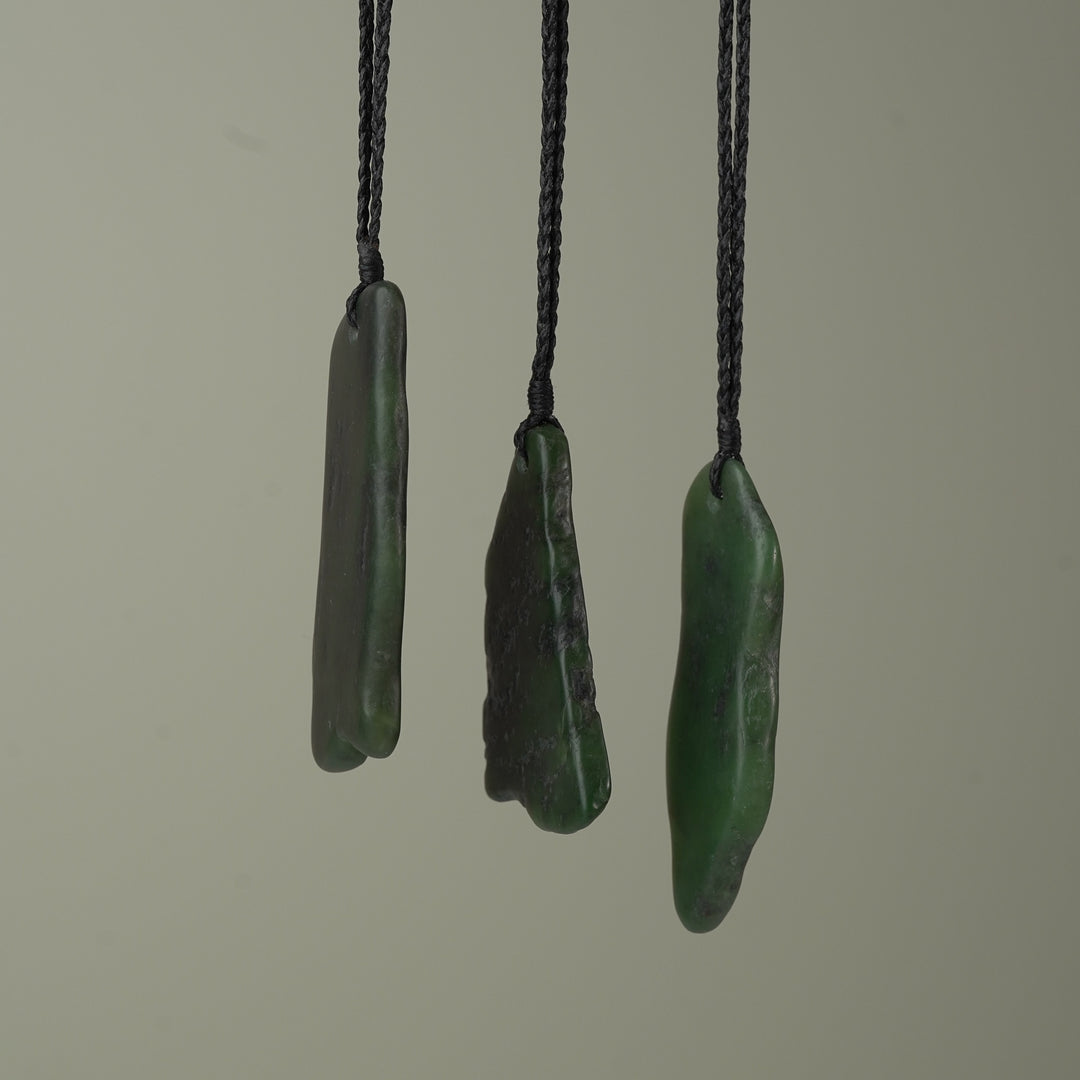 XL Greenstone Drop Pendant