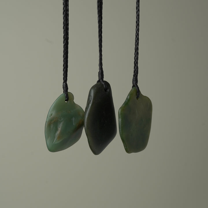 Medium Greenstone Drop Pendant