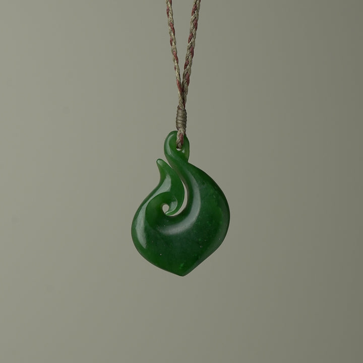 Medium Large Hei Matau Pendant