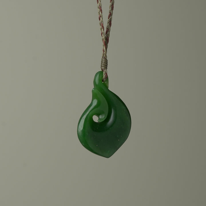 Medium Large Hei Matau Pendant