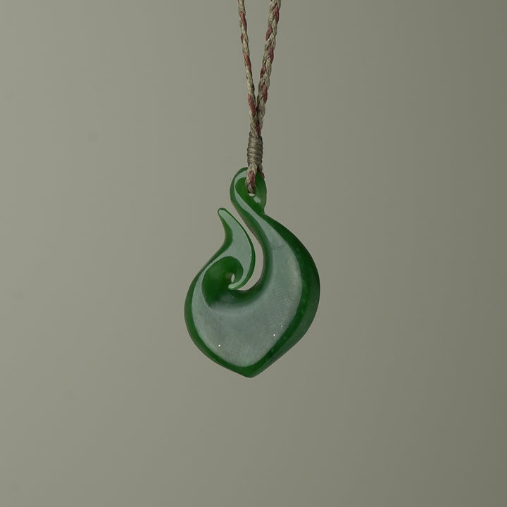 Medium Large Hei Matau Pendant