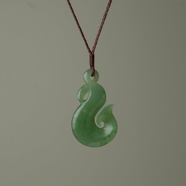 Large Hei Matau with Pikorua Pendant