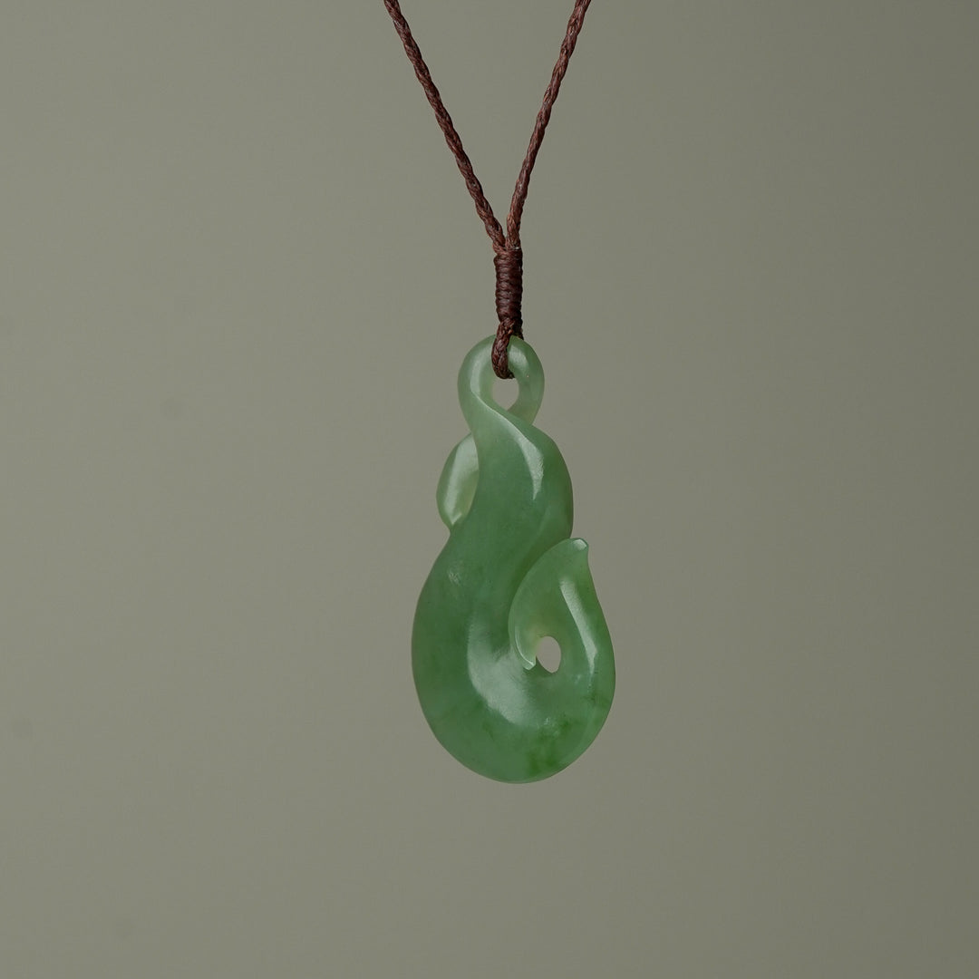 Large Hei Matau with Pikorua Pendant