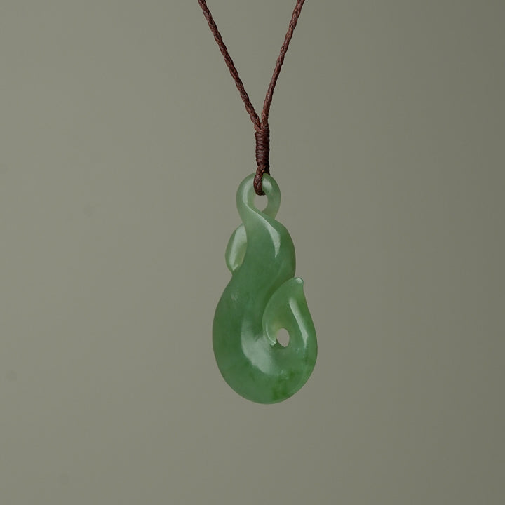 Large Hei Matau with Pikorua Pendant