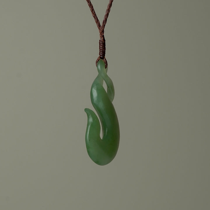 Large Hei Matau with Pikorua Pendant