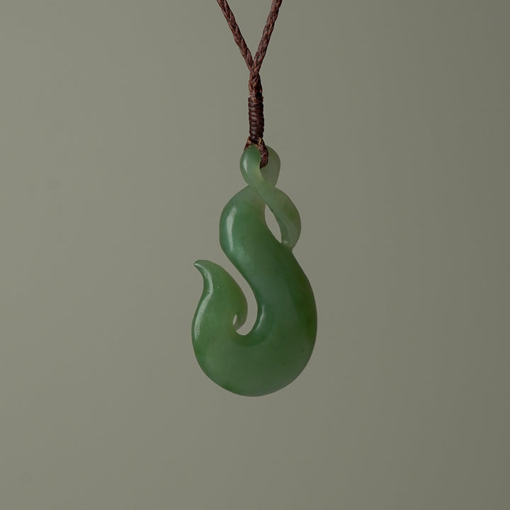 Large Hei Matau with Pikorua Pendant