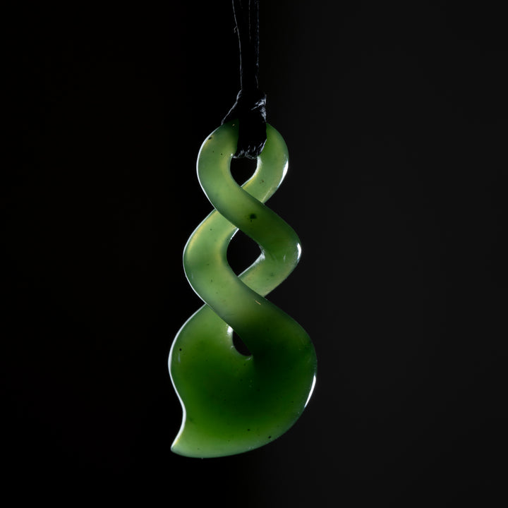 Small Greenstone Pikorua Pendant