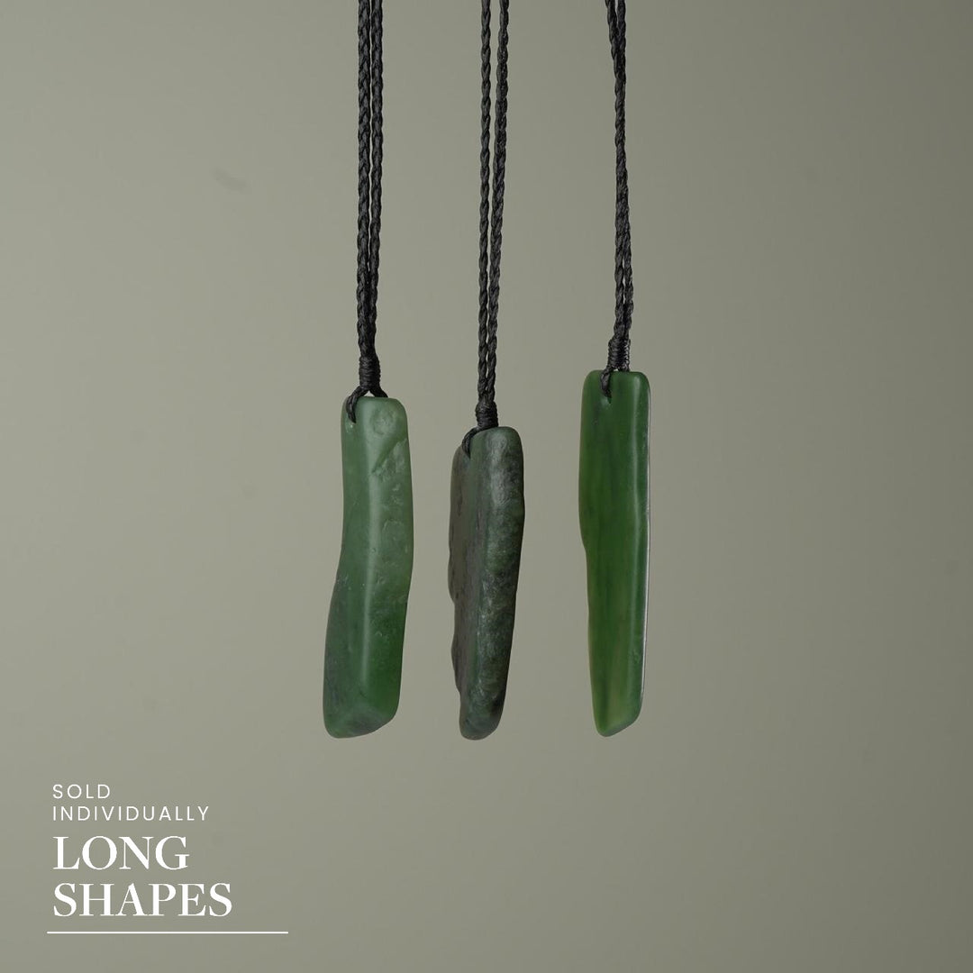 Large Greenstone Drop Pendant